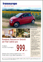 Toscane en Umbrië per Fiat